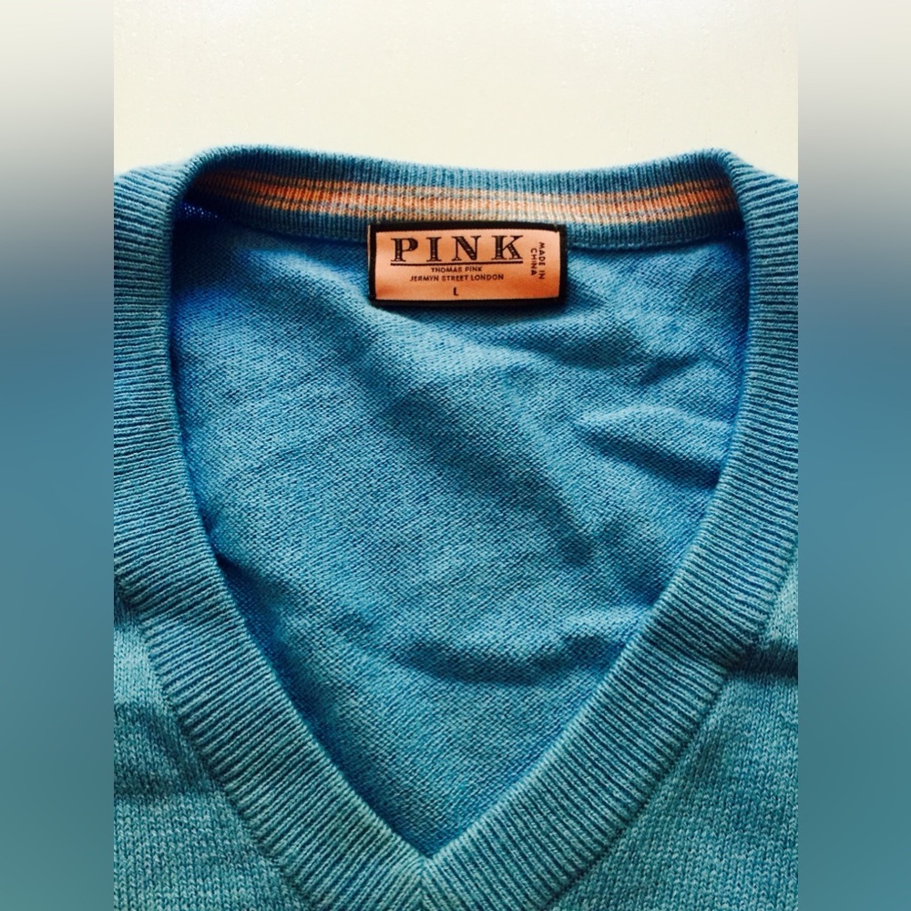 PINK Cashmere blend sweater in LARGE